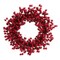 All-Season 22" Vibrant Red Hawthorn Berry Wreath - Realistic Berries for Valentine's Day & Front Door Accents - Indoor/Outdoor Elegance for Home & Office Decor - 2024 Christmas Collection, Floral Home by Artificial Flowers